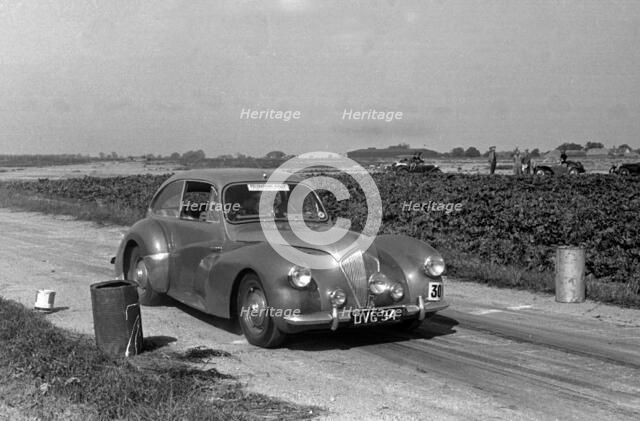 Healey Elliott competing in the Felixtowe Rally, 1952. Creator: Unknown.