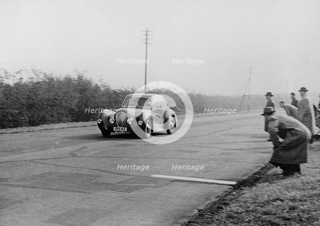 Healey Elliott on test in Italy 1946. Creator: Unknown.