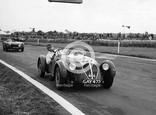 Healey Silverstone, Boston - Shattock at Goodwood 1952. Creator: Unknown.