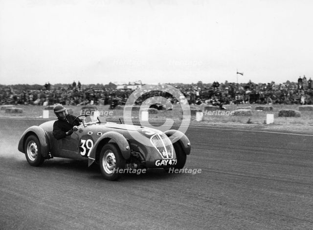 Healey Silverstone, D.S. Boston at Boreham 1952 in the 100 mile sportscar race. Creator: Unknown.