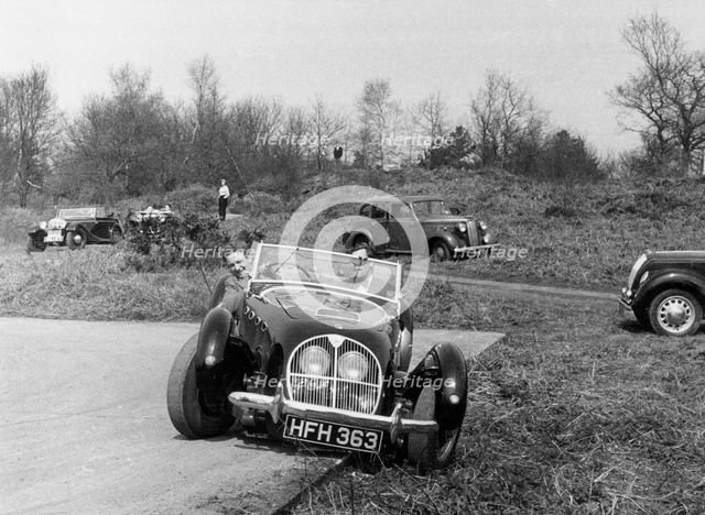 Healey Silverstone, London Little Rally, 1953, G.J.E. Dixon. Creator: Unknown.