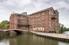 Healings Flour Mill, Back of Avon, Tewkesbury, Gloucestershire, 2023. Creator: Steven Baker