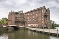 Healings Flour Mill, Back of Avon, Tewkesbury, Gloucestershire, 2023. Creator: Steven Baker
