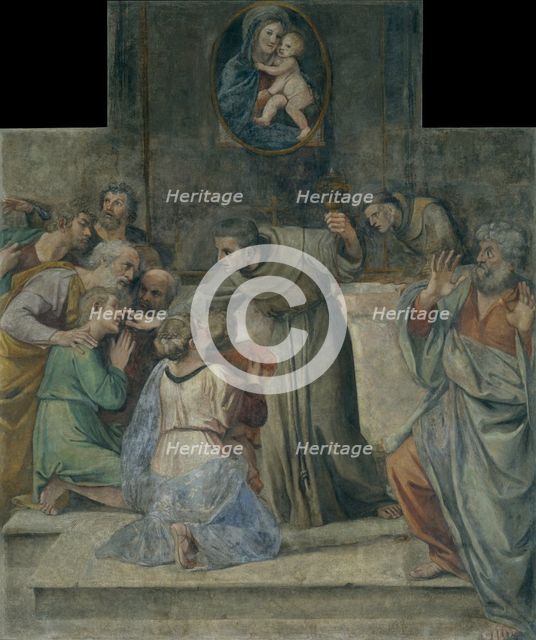 Healing the blind at birth, 1604-1607. Artist: Carracci, Annibale (1560-1609)