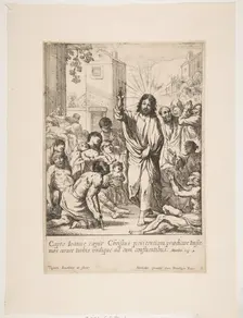 Healing the Infirm (Jésus-Christ guérit plusieurs malades en Galilée). Creator: Claude Vignon