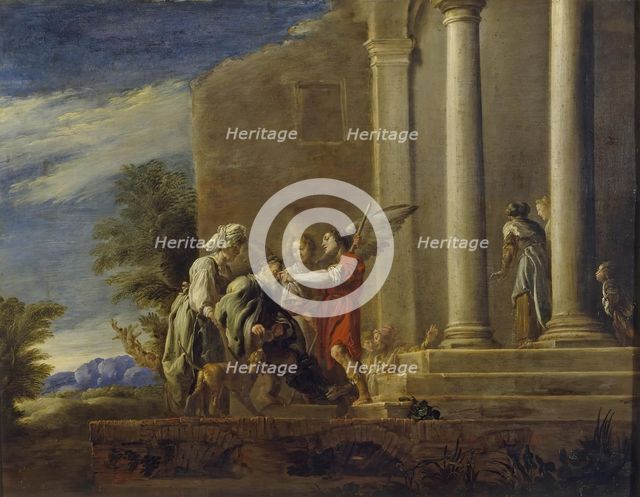 Healing of Tobit, 1621. Creator: Domenico Fetti.