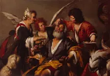 Healing of Tobit, 1632. Creator: Bernardo Strozzi