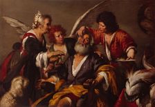 Healing of Tobit, 1632. Creator: Bernardo Strozzi
