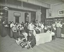 Health class, Cosway Street Evening Institute for Women, London, 1914