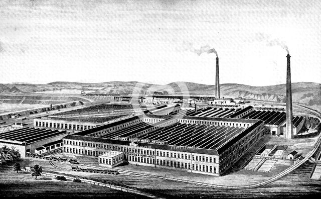 Heapey Bleach-Works, Chorley, Lancashire, 1909. Creator: Unknown.
