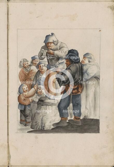 Hearing, 1696. Creator: Hendrick van Beaumont.