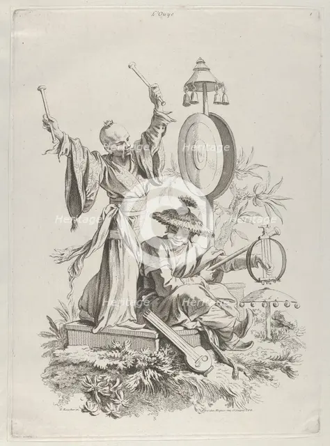 Hearing, 1720-70. Creator: Francois Boucher.