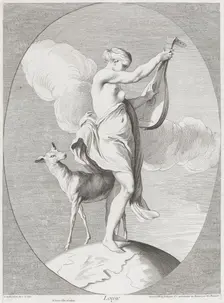 Hearing, 1730-65. Creators: Caylus, Anne-Claude-Philippe de, Etienne Fessard
