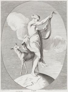Hearing, 1730-65. Creators: Caylus, Anne-Claude-Philippe de, Etienne Fessard