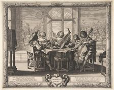 Hearing, ca. 1638. Creator: Abraham Bosse