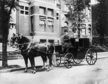Hearst home, 1400 N.H. Ave., NW, Washington, D.C., 1900?. Creator: Frances Benjamin Johnston