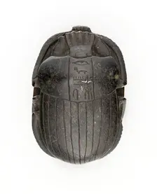 Heart Scarab of the Worker Amun-Mes, Egypt, New Kingdom, Dynasty 19, reign of Ramesses II... Creator: Unknown
