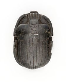 Heart Scarab of the Worker Amun-Mes, Egypt, New Kingdom, Dynasty 19, reign of Ramesses II... Creator: Unknown