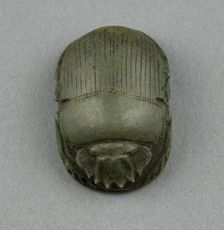 Heart Scarab, Egypt, Third Intermediate-Late Period, Dynasty 21-26 (about 1069-664 BCE). Creator: Unknown