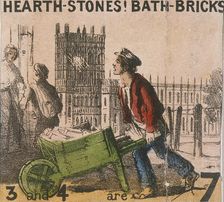 Hearth-stones! Bath-bricks! Cries of London, c1840. Artist: TH Jones