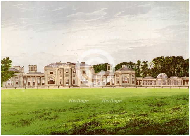 Heaton Park, Lancashire, home of the Earl of Wilton, c1880. Artist: Unknown