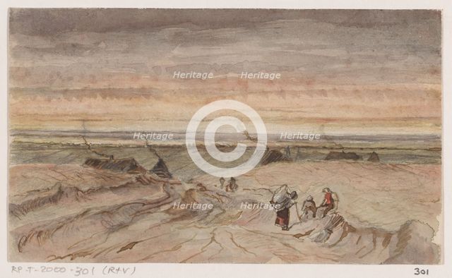 Heath-sketch, 1840-1880. Creator: Johannes Tavenraat.
