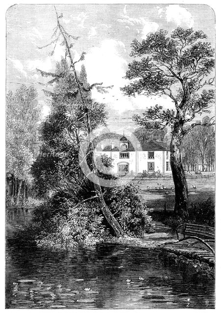 Heathfield House, near Birmingham, the residence of James Watt, 1865. Creator: Unknown.