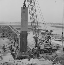 Heathrow Airport, BEA Servicing Hangar, Heathrow, Hillingdon, London, 15/05/1970. Creator: John Laing plc