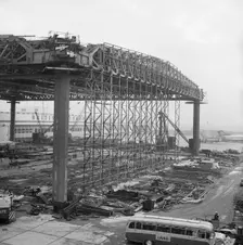 Heathrow Airport, BEA Servicing Hangar, Heathrow, Hillingdon, London, 15/12/1970. Creator: John Laing plc