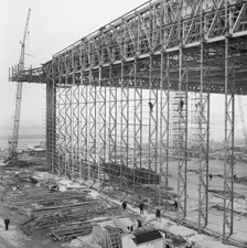 Heathrow Airport, BEA Servicing Hangar, Heathrow, Hillingdon, London, 12/01/1971. Creator: John Laing plc