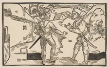 Heauton Timouroumenos, from The Comedies of Terence, 19th century reprint.n.d. Creator: Albrecht Durer