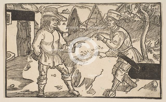 Heauton Timouroumenos, from The Comedies of Terence, 19th century reprint.n.d. Creator: Albrecht Durer.