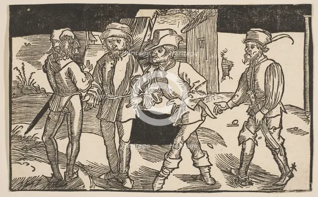 Heauton Timouroumenos, from The Comedies of Terence, 19th century reprint.n.d. Creator: Albrecht Durer.