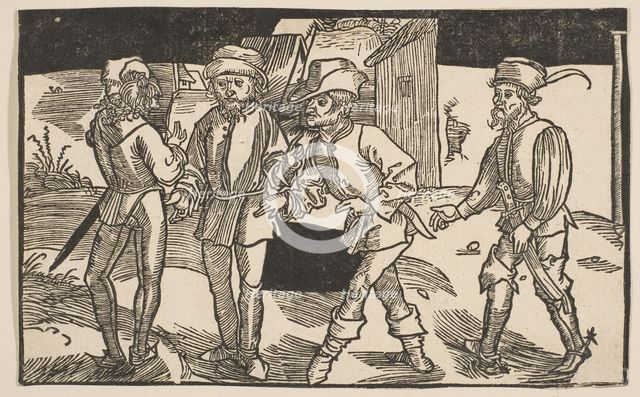 Heauton Timouroumenos, from The Comedies of Terence, 19th century reprint.n.d. Creator: Albrecht Durer.