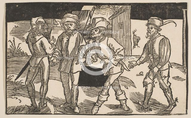 Heauton Timouroumenos, from The Comedies of Terence, 19th century reprint.n.d. Creator: Albrecht Durer.