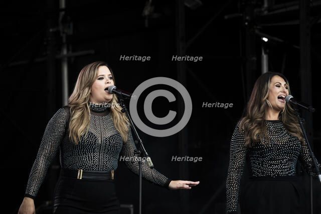 Heaven 17 live at Heritage Live, Audley End House, Essex, Aug 2023. Creator: Annapaola Marchesani.