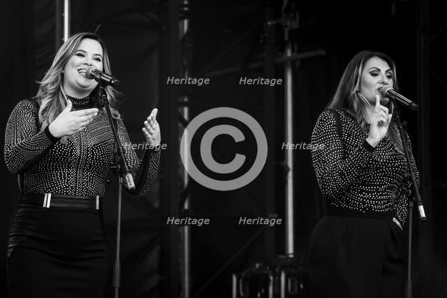 Heaven 17 live at Heritage Live, Audley End House, Essex, Aug 2023. Creator: Annapaola Marchesani.