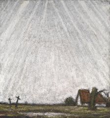 Heaven Weeping upon the Rubble, c1900-1920. Creator: Jakob Smits