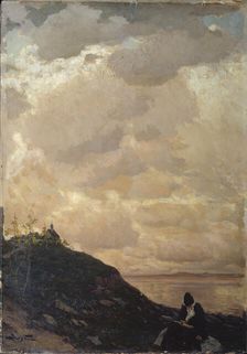 Heavenly space, 1911. Artist: Zarubin, Viktor Ivanovich (1866-1928)