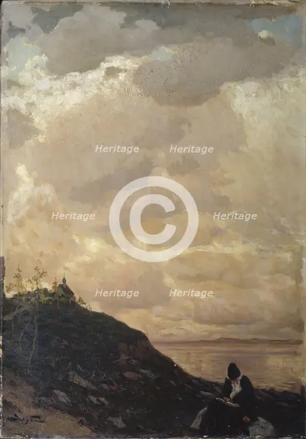 Heavenly space, 1911. Artist: Zarubin, Viktor Ivanovich (1866-1928)
