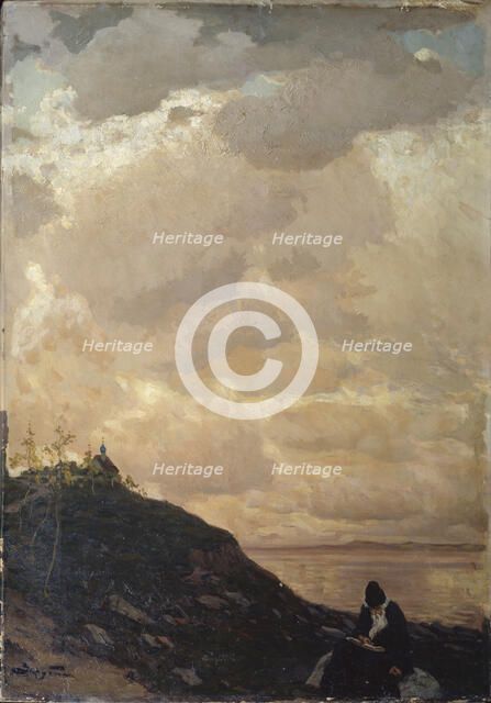 Heavenly space, 1911. Artist: Zarubin, Viktor Ivanovich (1866-1928)