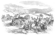Heaving Guns, at Balaclava, 1854. Creator: Unknown