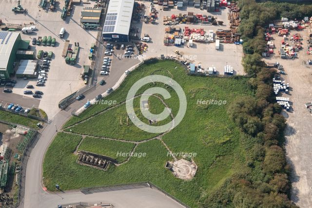 Heavy anti-aircraft battery, City of Bristol, 2020. Creator: Damian Grady.