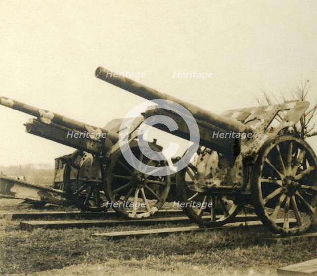 Heavy artillery, c1914-c1918. Artist: Unknown.