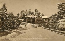 Heavy Snow-fall near General Post-Office, Simla c1918-c1939. Creator: Unknown