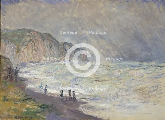 Heavy Sea at Pourville, 1897. Artist: Monet, Claude (1840-1926)