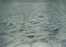 Heavy Pack in which the Ship Was Held Up , 1912, (1913). Artist: Herbert Ponting