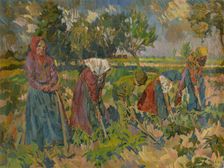 Heavy Weeding, 1924-1928. Creator: Gustav Mally