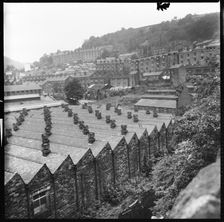 Hebden Works, Valley Road, Hebden Bridge, Calderdale, West Yorkshire, 1966-1974. Creator: Eileen Deste
