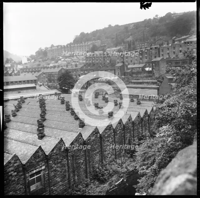 Hebden Works, Valley Road, Hebden Bridge, Calderdale, West Yorkshire, 1966-1974. Creator: Eileen Deste.